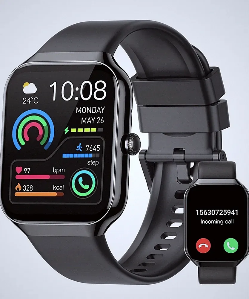 Jugeman P99, Fitnessuhr 1,96", 113+Sportmodi, Tracker für iOS Android B-Ware