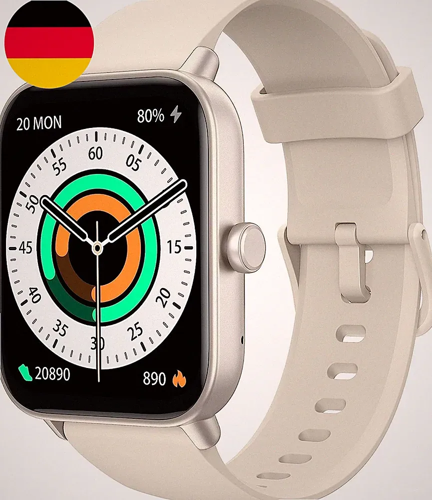 smartwatch damen weiß eckig