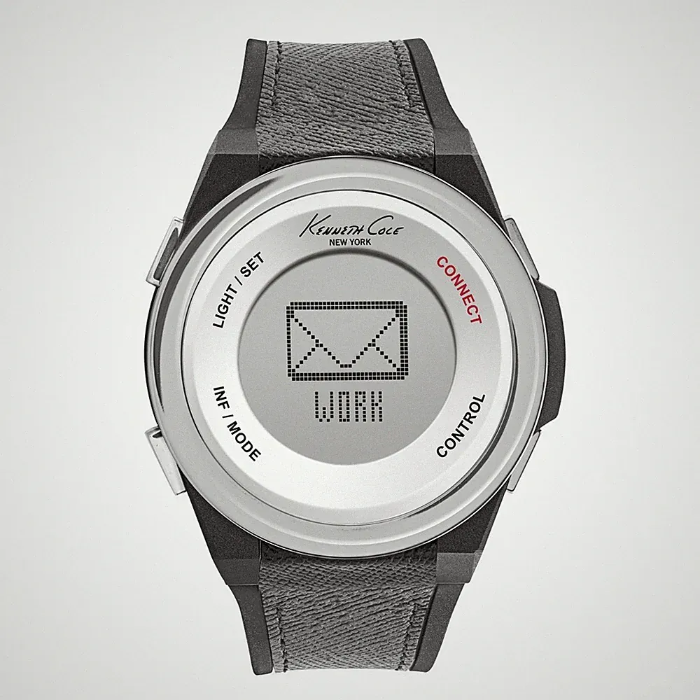Kenneth Cole New York Unisex-Armbanduhr Smartwatch Silikon 10023867-1