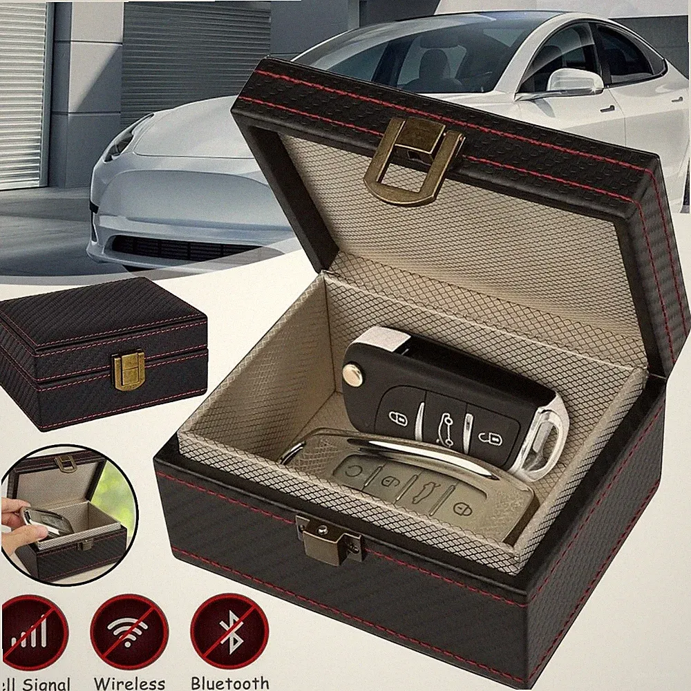 Keyless Go Schutz Autoschlüssel Box RFID Signal Blocker Schlüssel Box für Auto