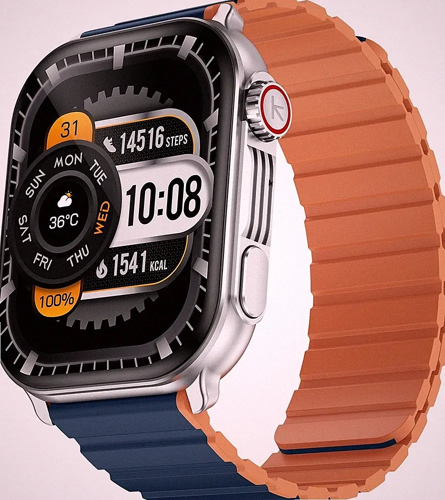 Kieslect Ks Pro Smartwatch Damen Herren mit Telefonfunktion, 2.01 Zoll Amoled D