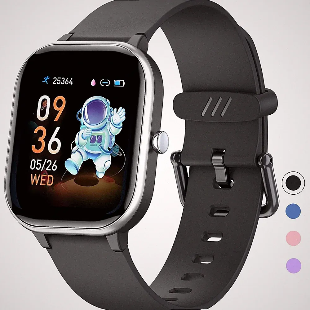 Kinder Fitness Tracker 19 Sportmodi Schrittzähler Herzfrequenz