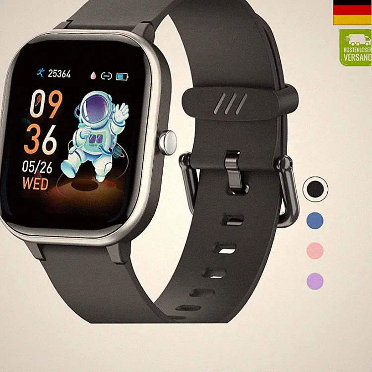 Kinder Fitness Tracker 19 Sportmodi Schrittzähler Herzfrequenz