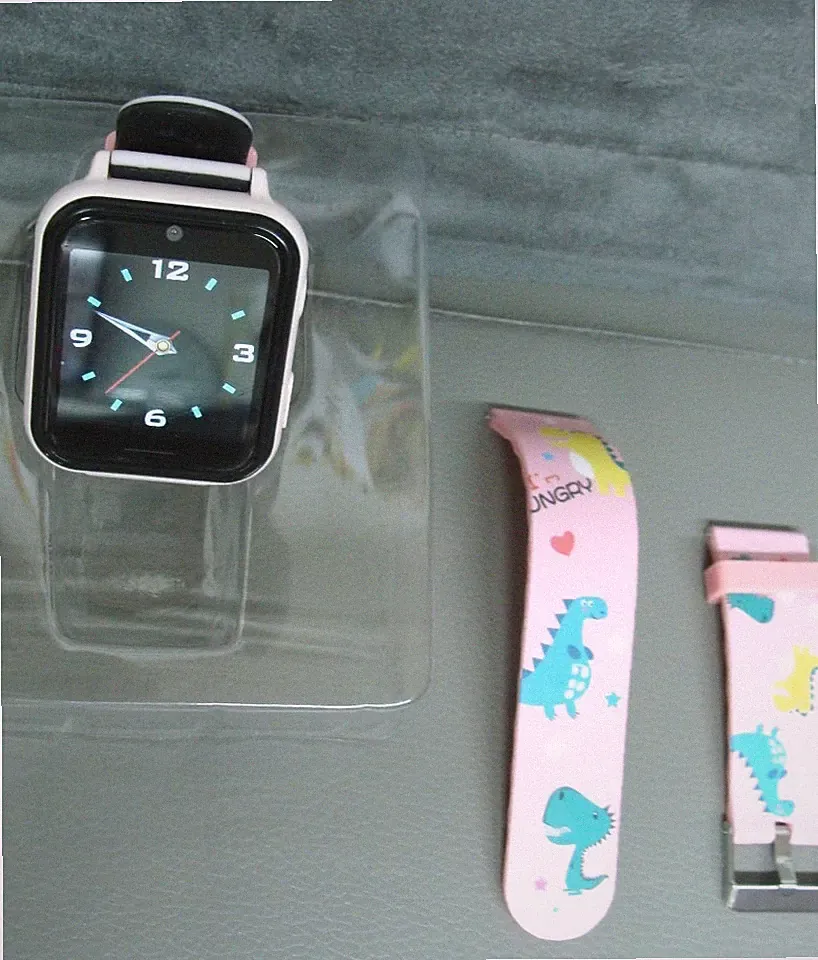 Kinder Smartwatch 4G mit GPS – OKYUK T17 – Farbe Rosa