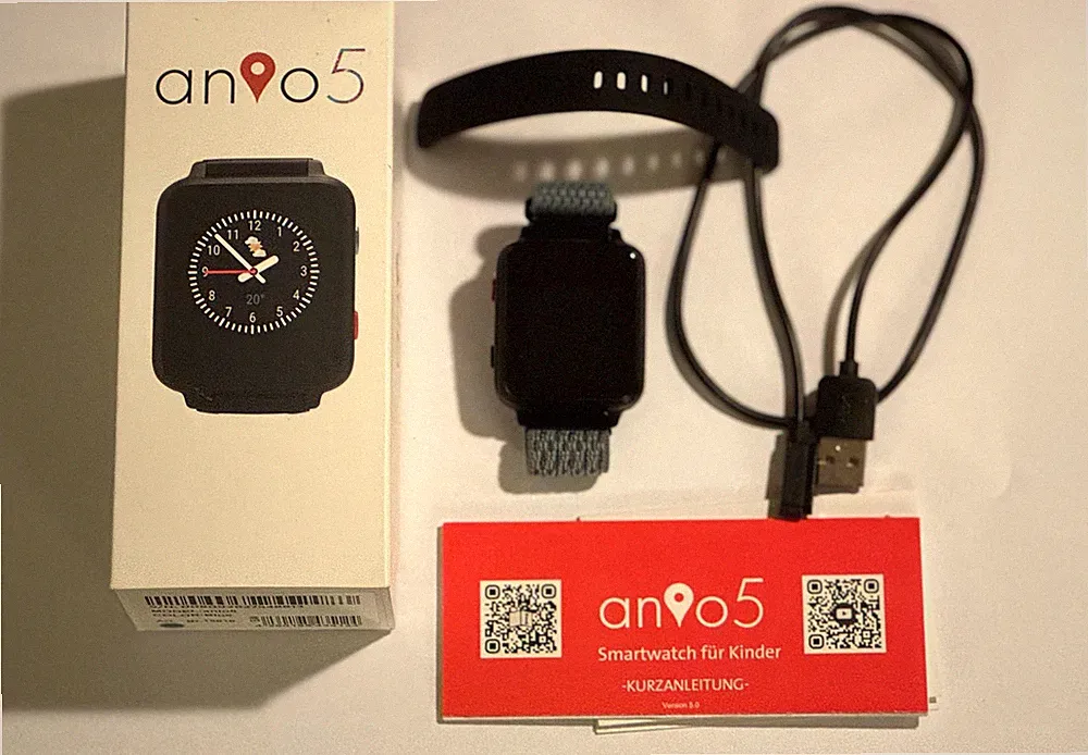 Kinder-Smartwatch Anio 5 | Testsieger | 1. Hand, TOP