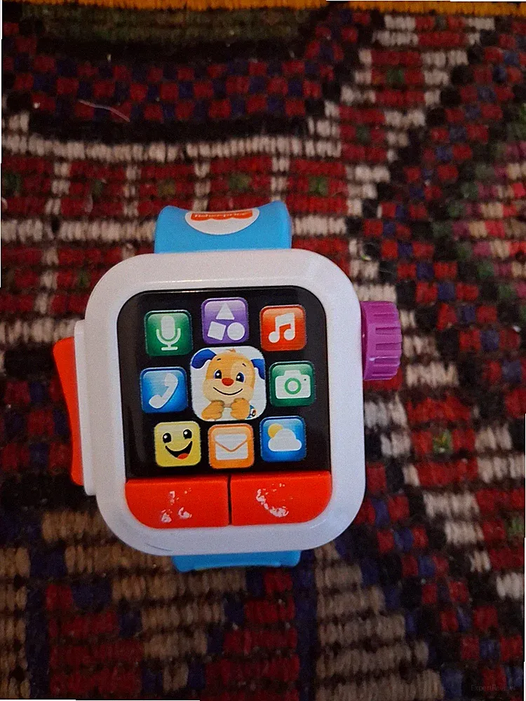 Kinder-Smartwatch Blau-Weiss Spielzeug mit tollen Musik-Sounds und Melodien
