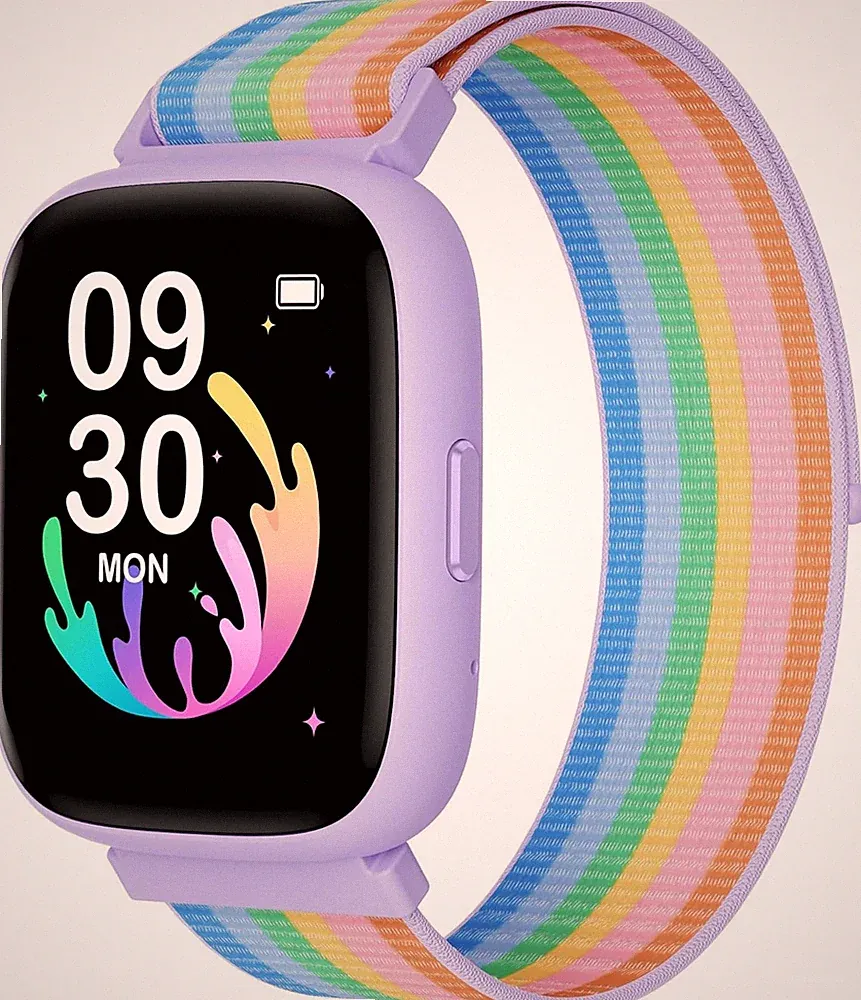 Kinder Smartwatch Fitnessuhr 1,8 Zoll HD-Touchscreen, Herzfrequenz