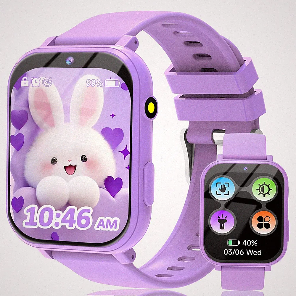 Kinder Smartwatch für Jungen und Mädchen mit 18 integrierten tollen Spielen