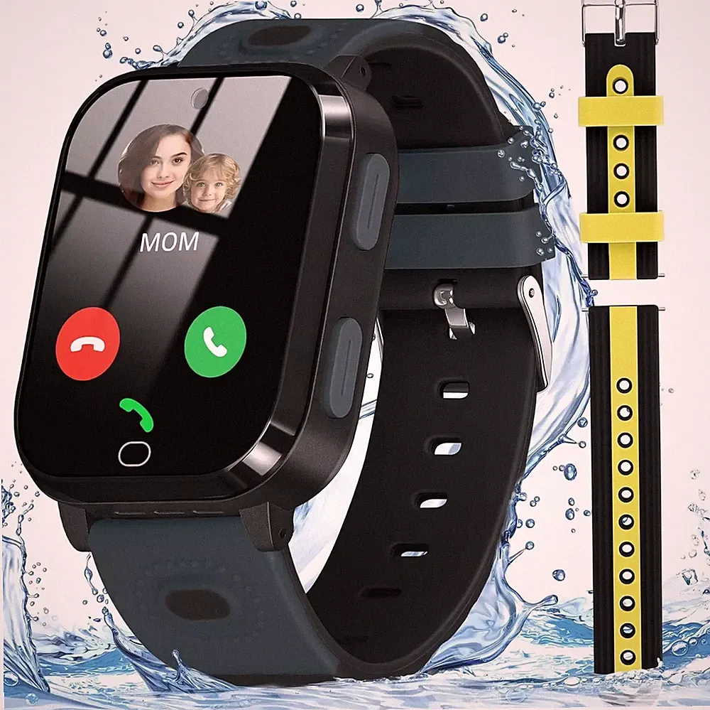Kinder Smartwatch für Jungen und Mädchen SOS IP68 Wasserdicht Spiele Sportmodis