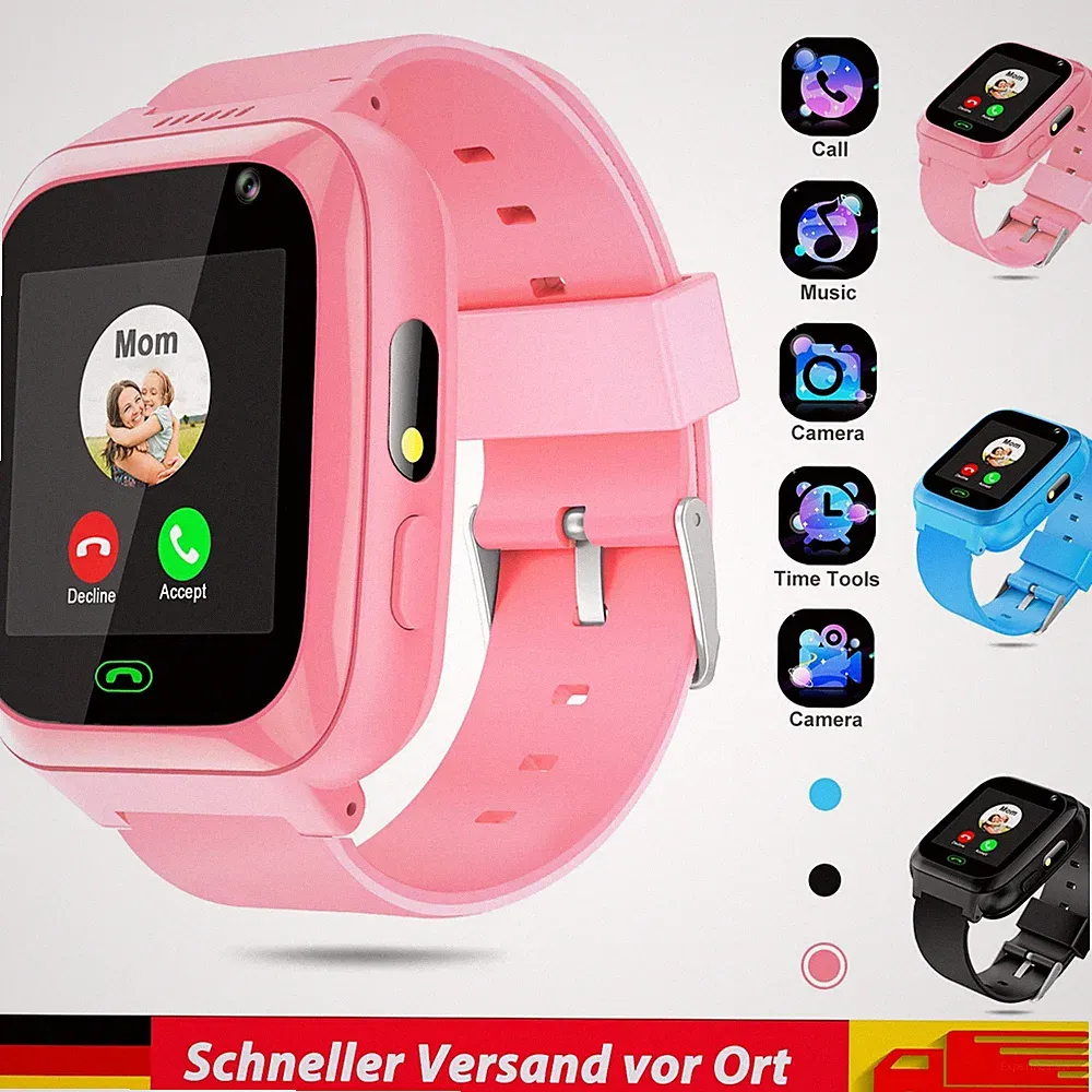 Kinder Smartwatch Gaming Watch für Mädchen Junge mit Musik Player Kamera Wecker