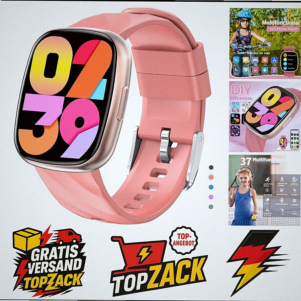 Edelstahl Kinder-Smartwatch