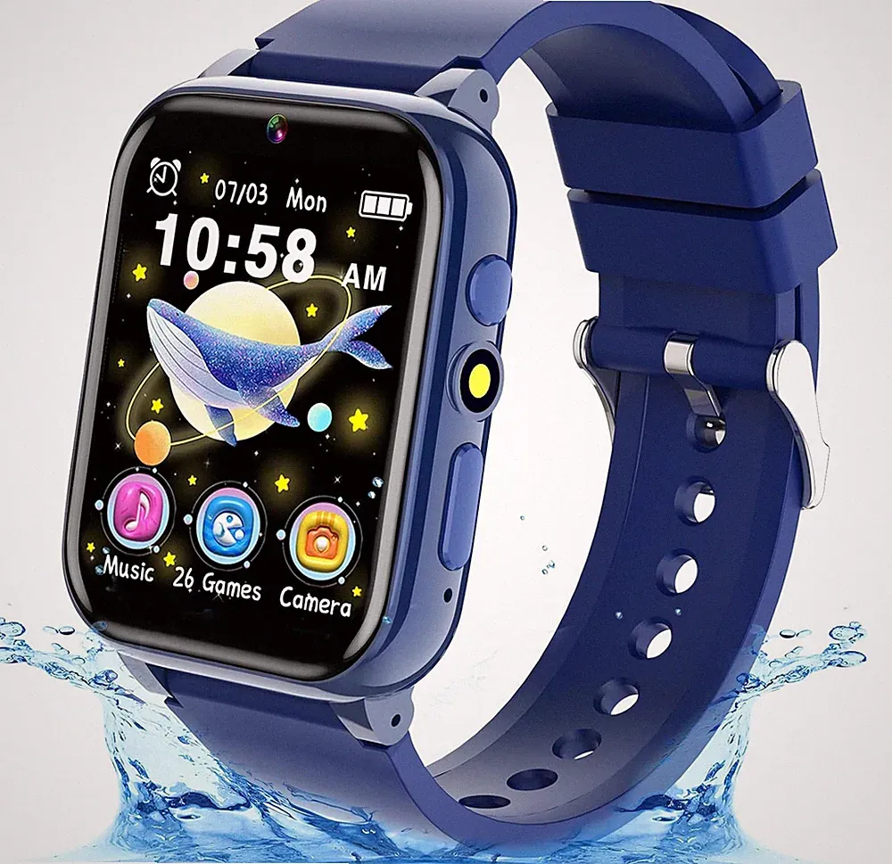 Kinder Smartwatch Lernspiele Musik Schrittzähler Hörbuch 3–12 Jahre