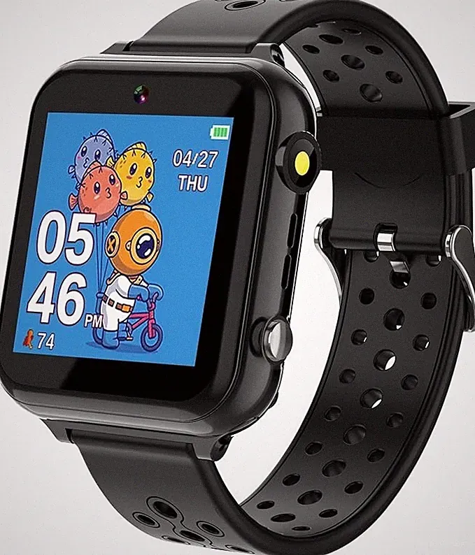 Kinder Smartwatch mit 10 Geschichten, 24 Puzzle-Spielen, Schrittzähler, Wecker
