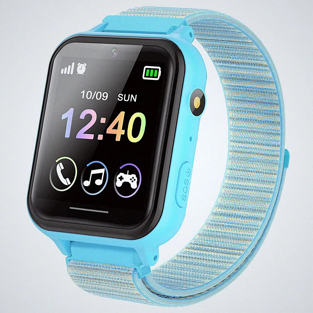 Kinder Smartwatch mit 7 Spielen & Zwei-Wege-Anruf für 4-12 Jahre, MP3 und SOS