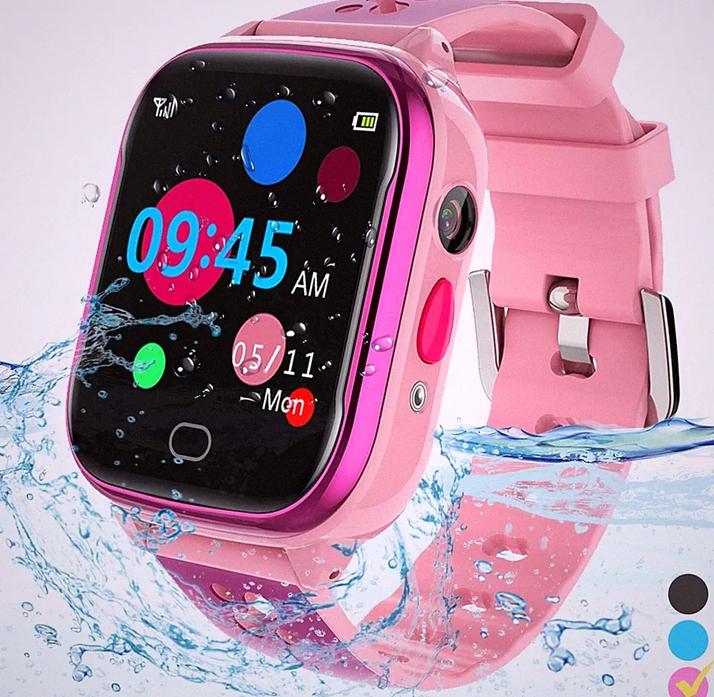 Smartwatch Kinder mit Telefonfunktion Armbanduhr Smart Watch SOS Sim für Android