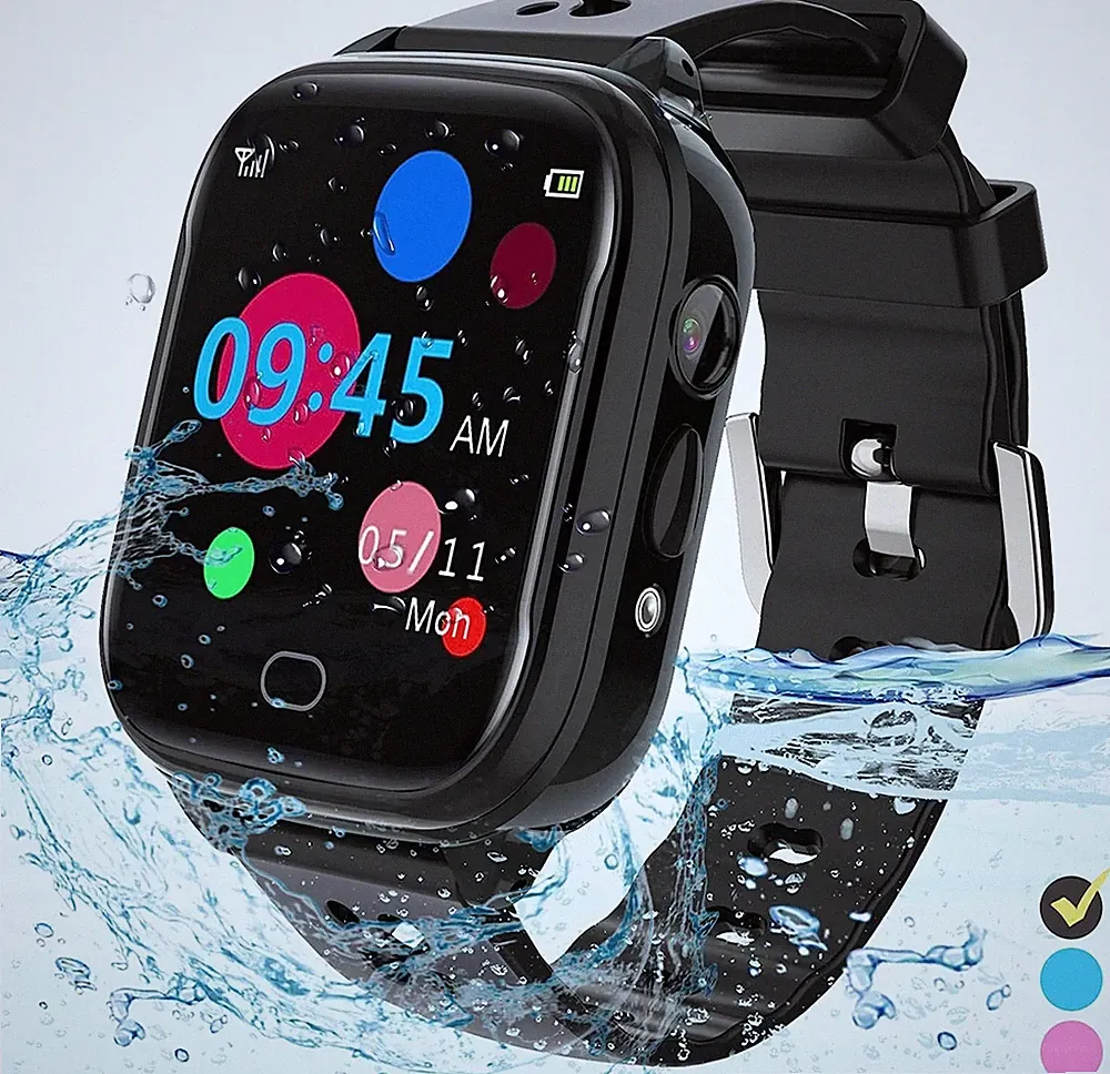 Kinder Smartwatch mit Telefonfunktion Armbanduhr Smart Watch SOS Sim Karte Uhr