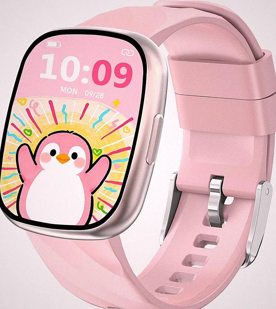 Kinder Smartwatch mit Telefonfunktion Armbanduhr Smart Watch SOS Telefon Uhr