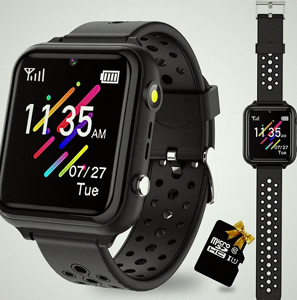 Kinder Smartwatch mit Telefonfunktion Armbanduhr Watch für Android IOS