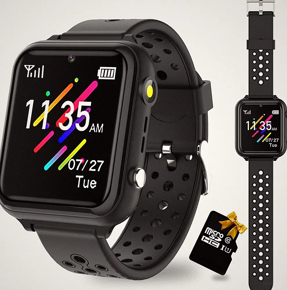 Kinder Smartwatch mit Telefonfunktion Armbanduhr Watch für iPhone Samsung Tab