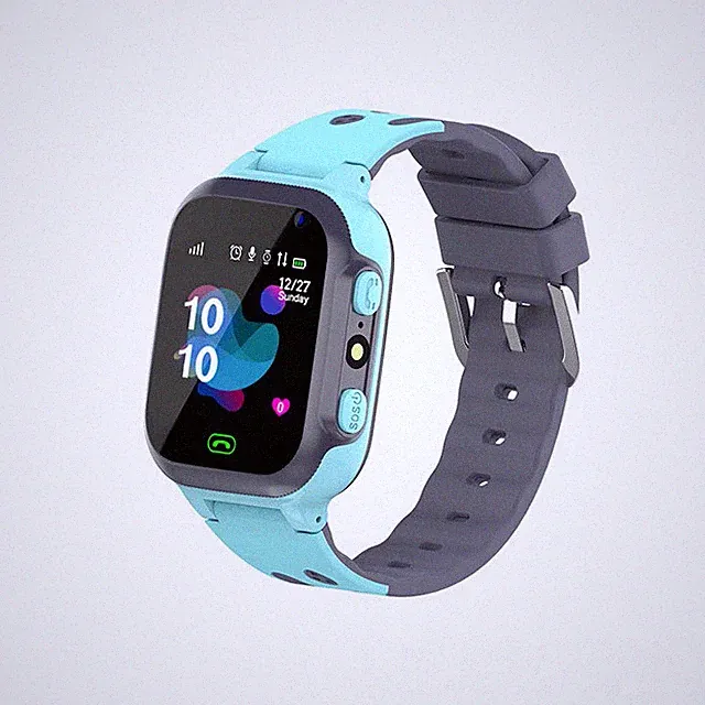 Kinder Smartwatch Telefonuwatch Uhr GPS SOS Wasserdicht Uhr SIM Karte Armbanduhr