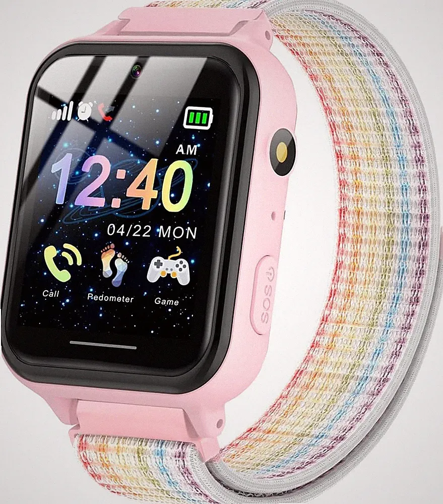 Kinder Smartwatch, Uhr Telefon für Mädchen und Jungen Telefonieren Touchscreen m