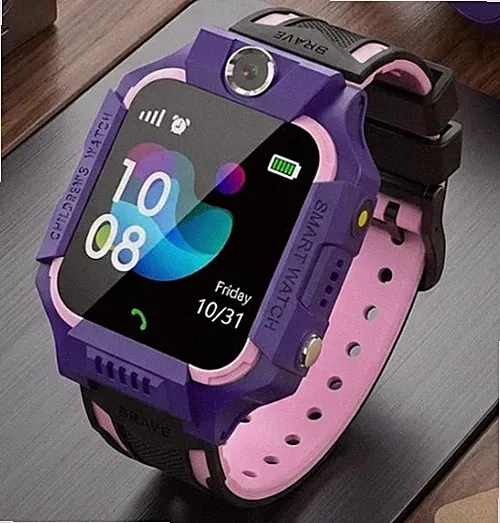Kinder Smartwatch Uhr Telefon SOS Schrittzähler 14 Spiele Rosa NEU BLITZVERSAND