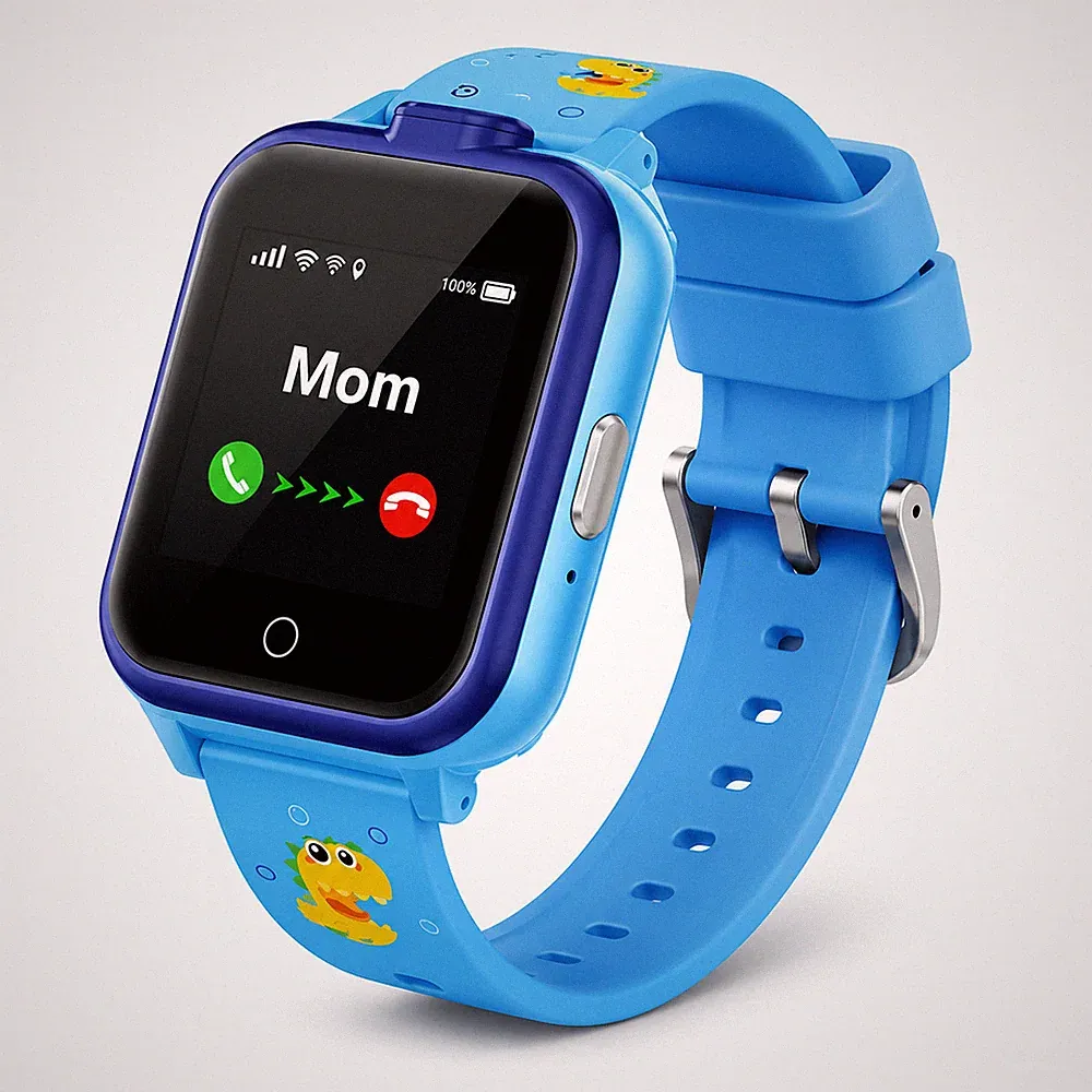 Kinder Smartwatch Wasserdicht Sicher Kinderuhr Smart Watch Jungen Mädchen