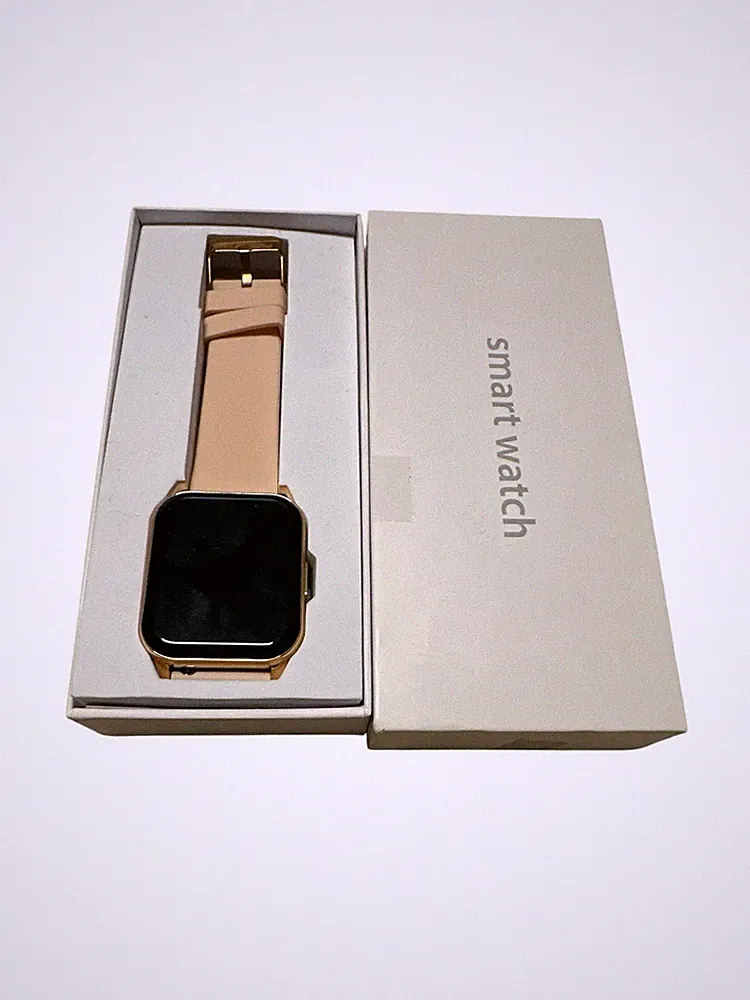KIPTUMTEK Smartwatch Damen Rund mit Telefonfunktion, Touch, Rosa