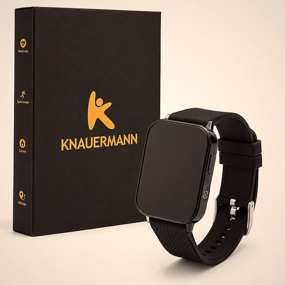 Knauermann PRO 2 Plus (2023) Gesundheits-Smartwatch EKG Blutdruck Neu OVP