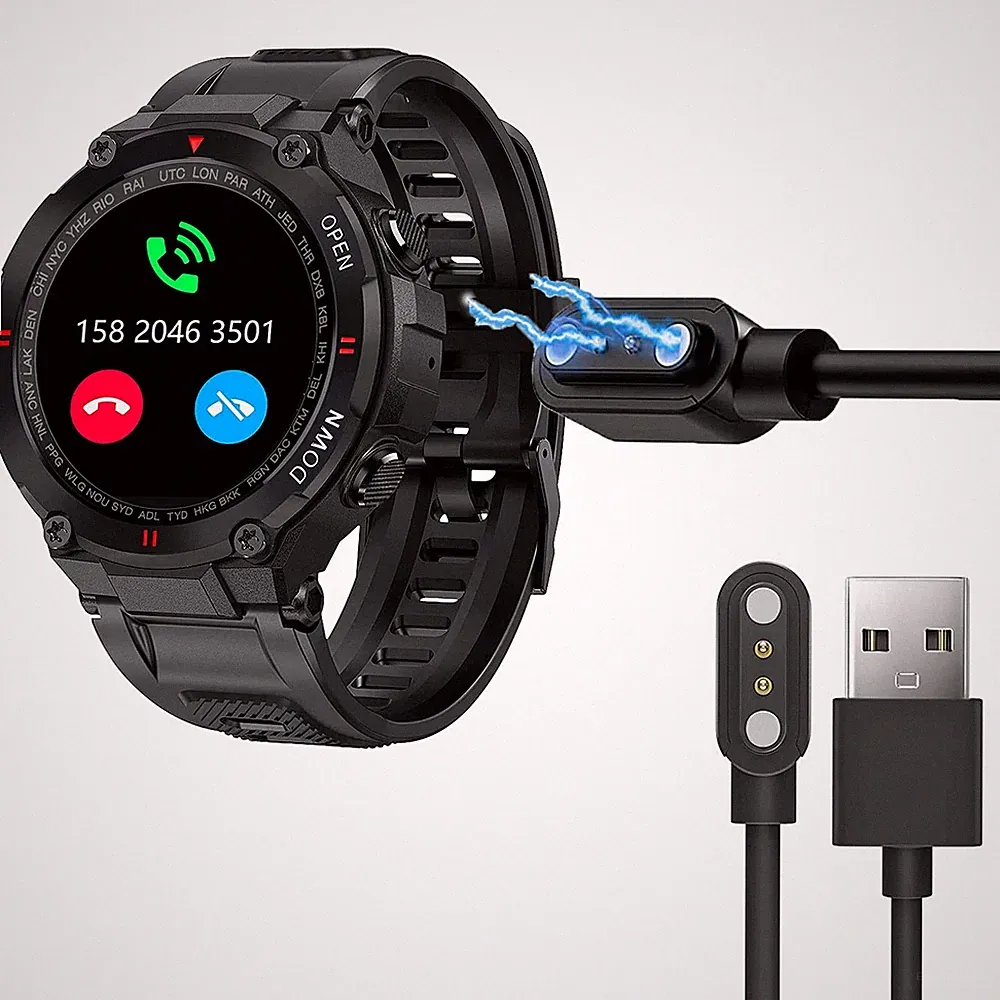 Kompatibel mit CyberDyer K22 Smartwatch, Ladegerät, magnetisch, USBLadegerät,...