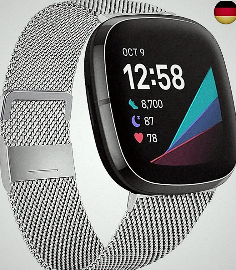 Kompatibel mit Fitbit Versa 3 Versa 4 Armband Sense Sense 2 Armband, Damen