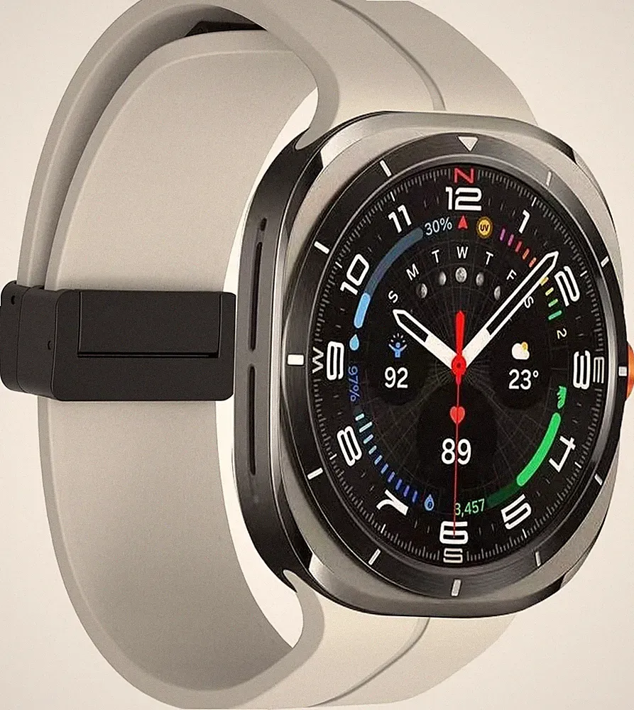 Kompatibel mit Samsung Galaxy Watch 7 Ultra 47mm Uhrenarmband, Magnetisch