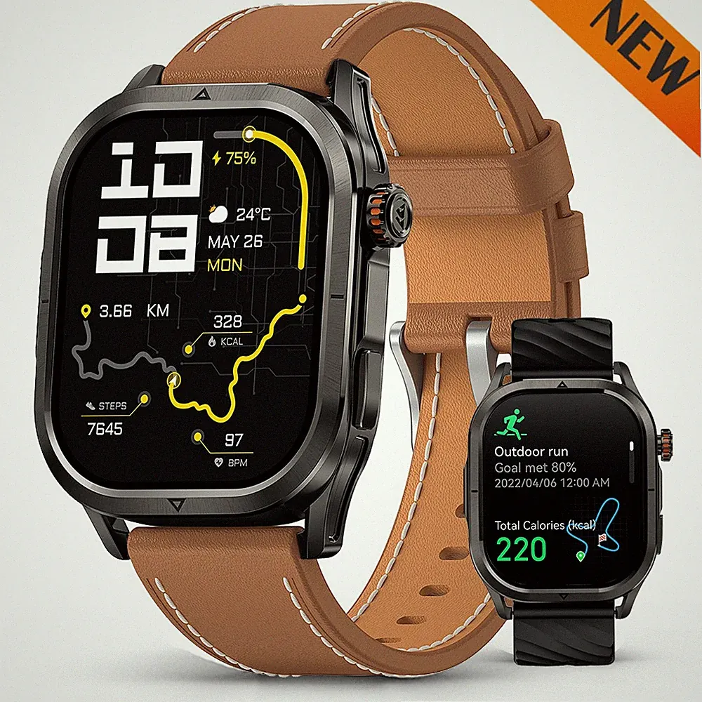 KOSPET MAGIC P10 GPS Smartwatch Herren Damen 50M Wasserdicht Urban Sportuhr NEU