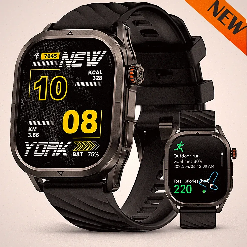 KOSPET MAGIC P10 GPS Smartwatch Herren Damen 5ATM Wasserdicht für Android IOS