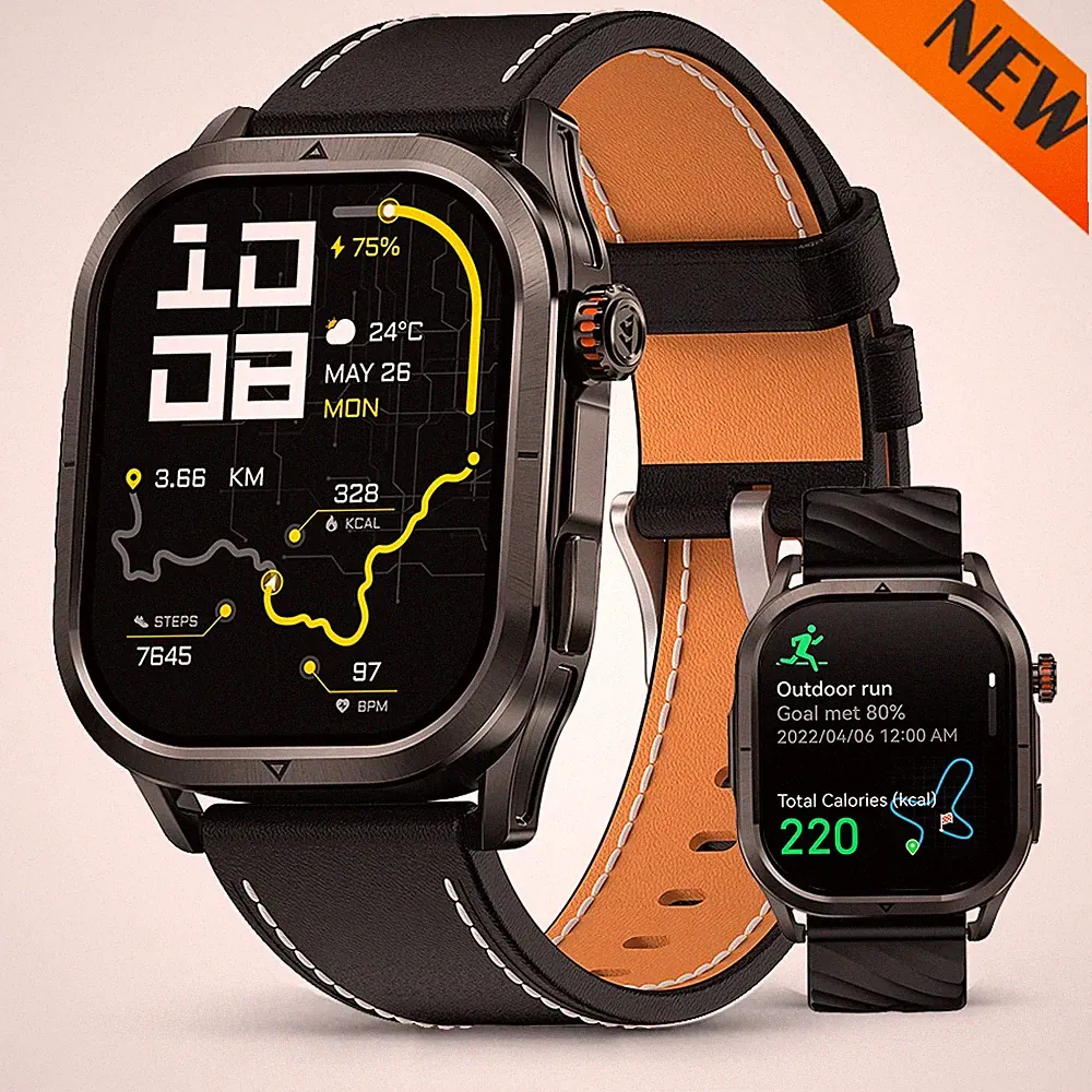 KOSPET MAGIC P10 Smartwatch Herren & Damen mit GPS 50Tage Akkulaufzeit 1,96 Zoll