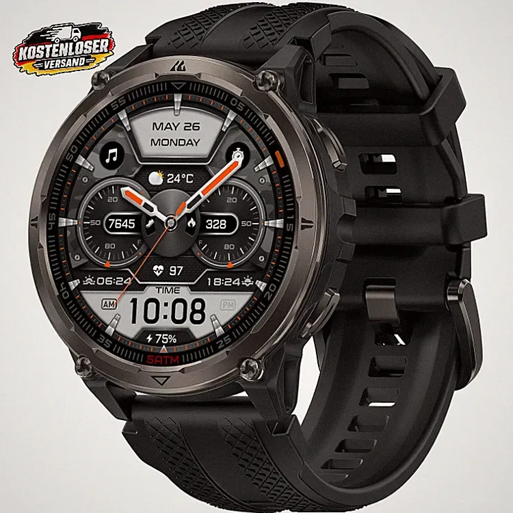 KOSPET ORB 2 GPS Smartwatch AMOLED 5ATM 170+ Sportmodi 16 Tage Android iOS