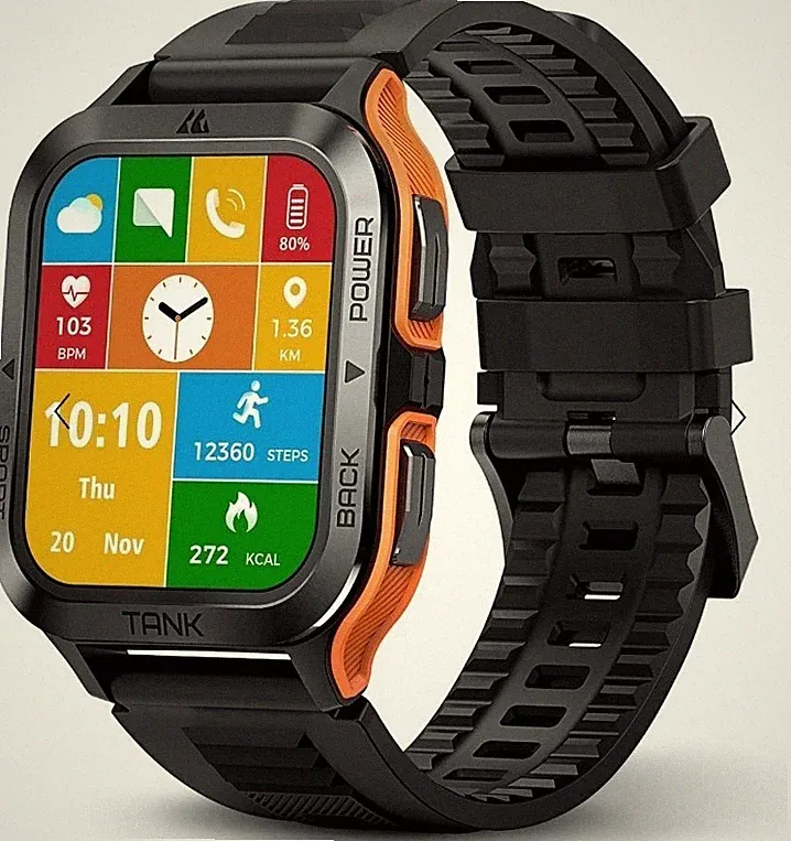Edelstahl Outdoor-Smartwatch