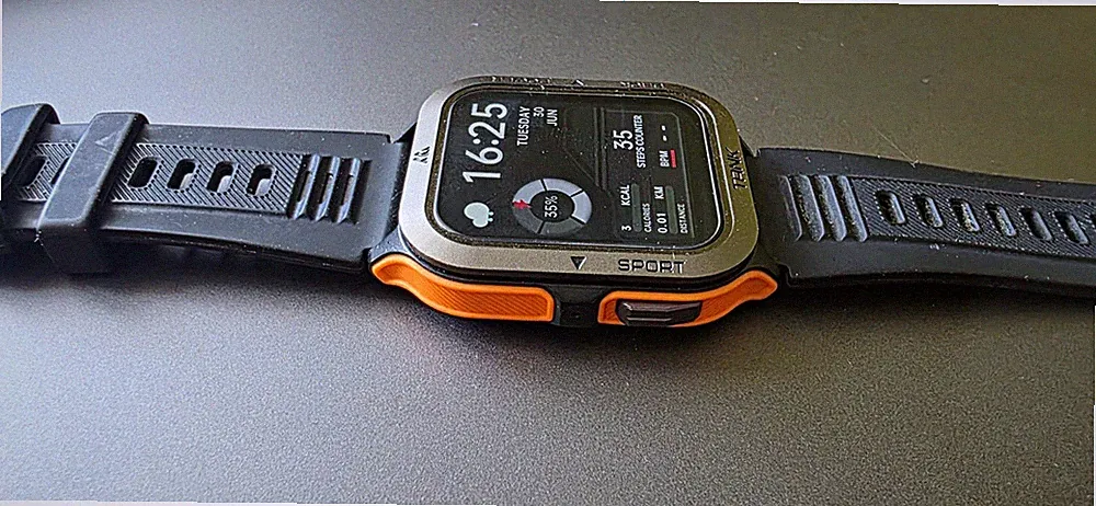 KOSPET TANK M2 Smartwatch Schwarz, mit Ladekabel & Bedienungsanleitung