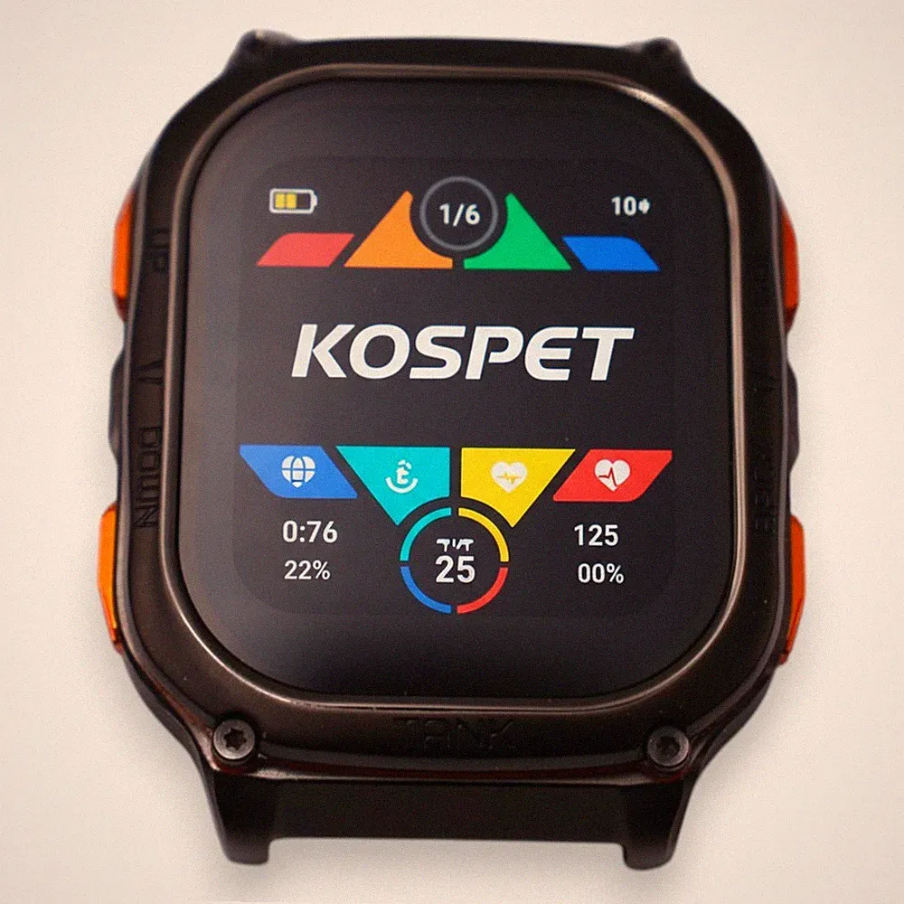KOSPET TANK M3 Ultra Smartwatch GPS 1,96" AMOLED 170+ Sport Schwarz