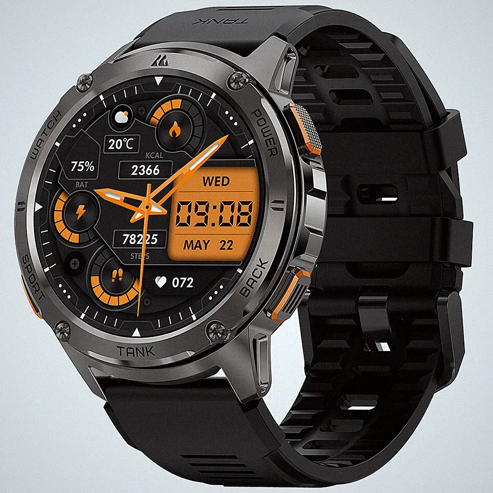 KOSPET TANK T3 Smartwatch Herren Smartwatches 50M Wasserdicht Mit Magnetarmband