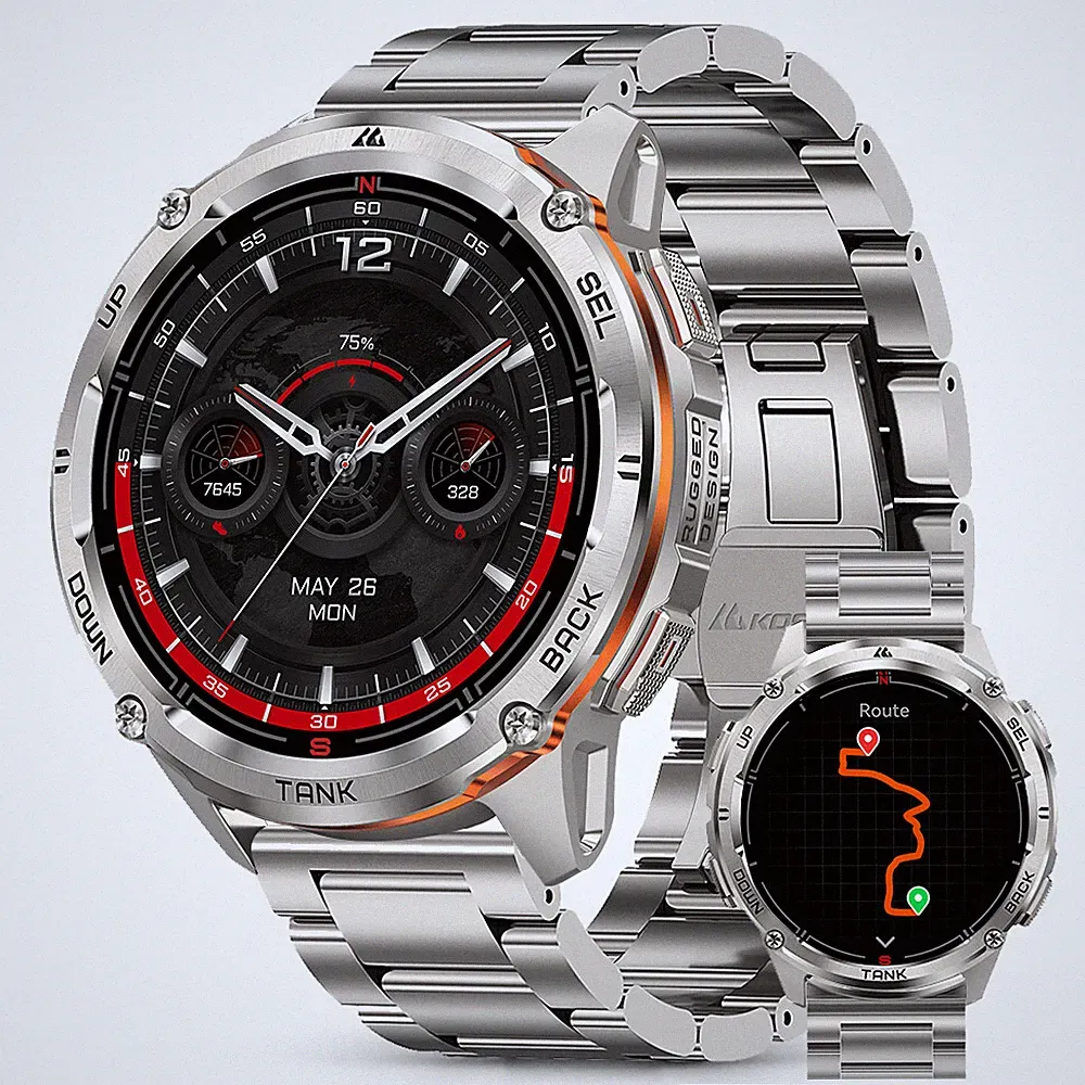 KOSPET TANK T3 Ultra2 Robuste Smartwatch Herren GPS Smartwatches 50M Wasserdicht