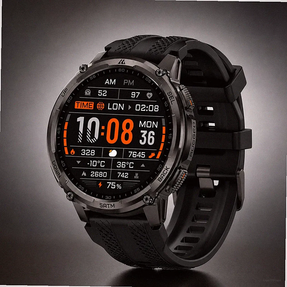 KOSPET Tank T4C Smartwatch 1,5 Zoll AMOLED Dualband-GPS LED NEU OVP