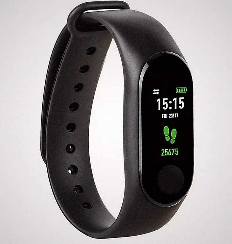Kounga FitPro Tonic Aktivitätstracker Fitnesstracker Sport Tarcker Armband black