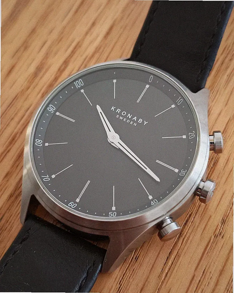 Kronaby Sekel Hybrid Smartwatch Edelstahl 41mm Armbanduhr Herren