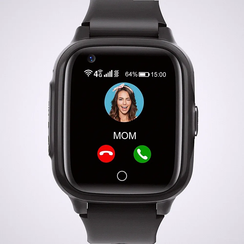 Krostming Kinder Smartwatch mit GPS, 4G Videoanruf & SOS-Funktion