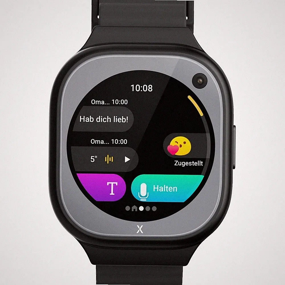 Kundenrücknahme ~ XPLORA X6Pro Kinder Smartwatch Schwarz 61-113mm Silikon