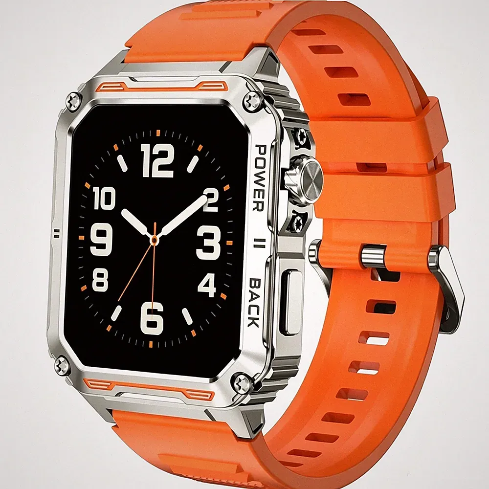 Kuzney P3 Smartwatch Trainingsaufzeichnung Bluetooth Smartwatch Bunte Lichter