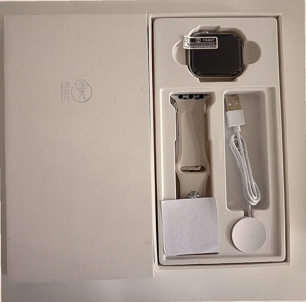 Kuzney S10 PRO Smartwatch mit Bluetooth Verbindung Herzfrequenzmessung