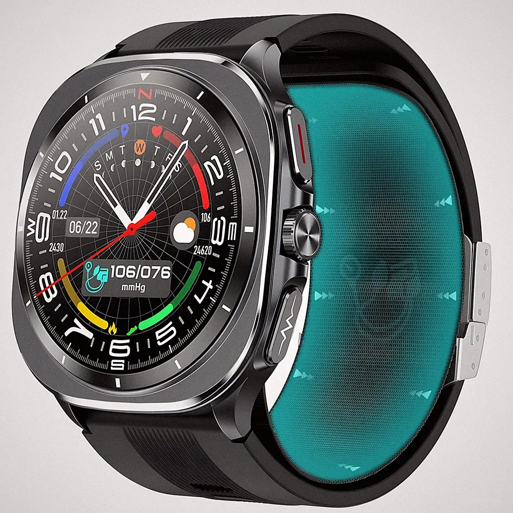 KUZNEY Smartwatch mit Fitness Tracking Herzfrequenzmessung Bluetooth watch