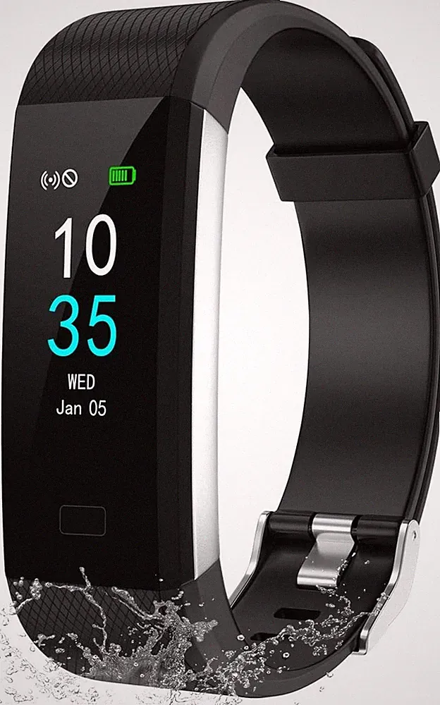 LEBEXY Fitness Armband , Smartwatch Fitness Tracker mit Schrittzähler,(Schwarz)